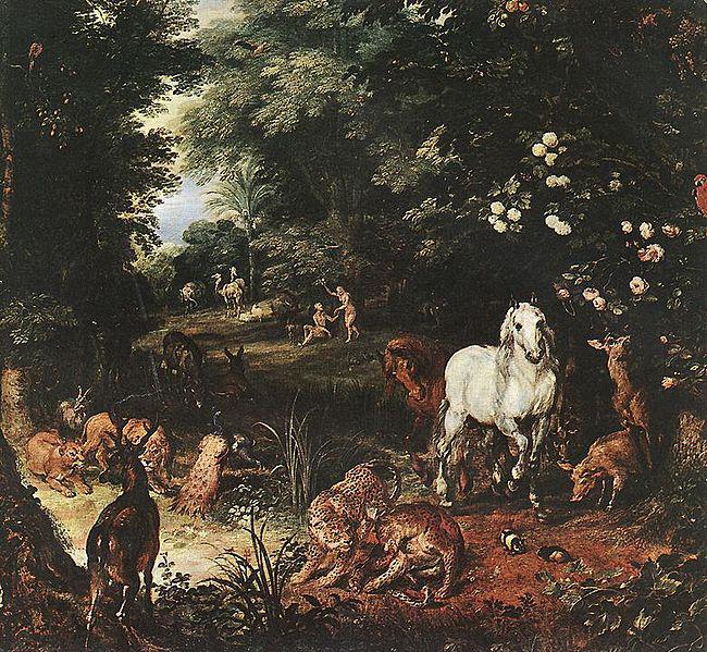 Jan Brueghel The Original Sin oil painting picture